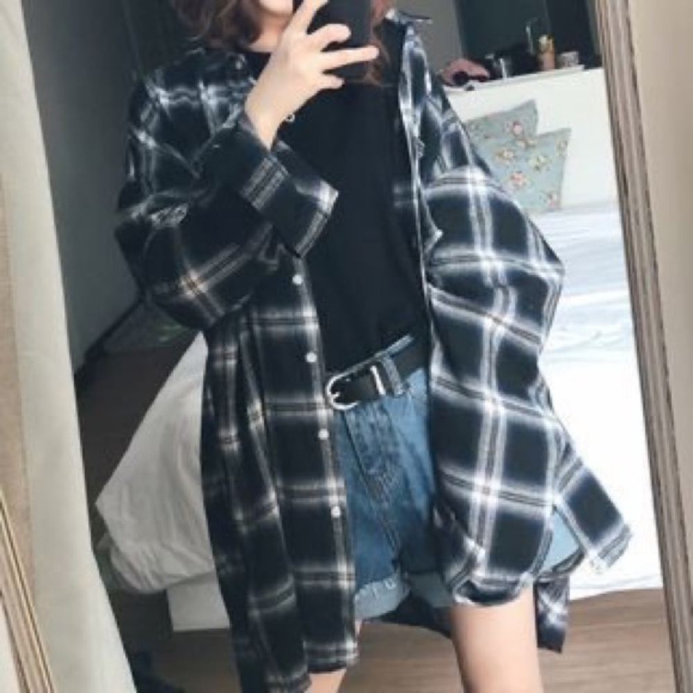 Oversized flannel
